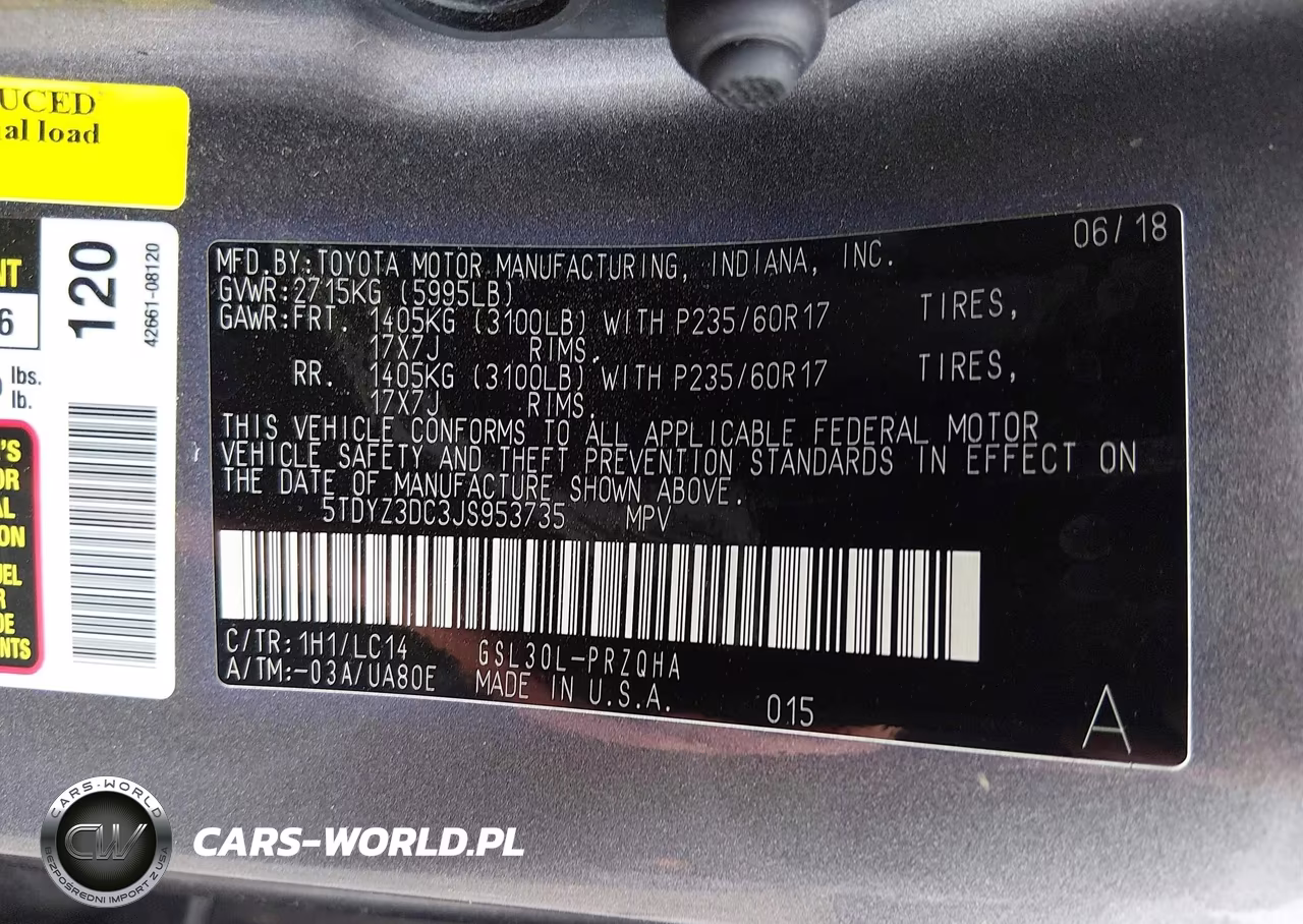 2018 Toyota Sienna Xle 8 Passenger VIN:5TDYZ3DC3JS953735 - 9