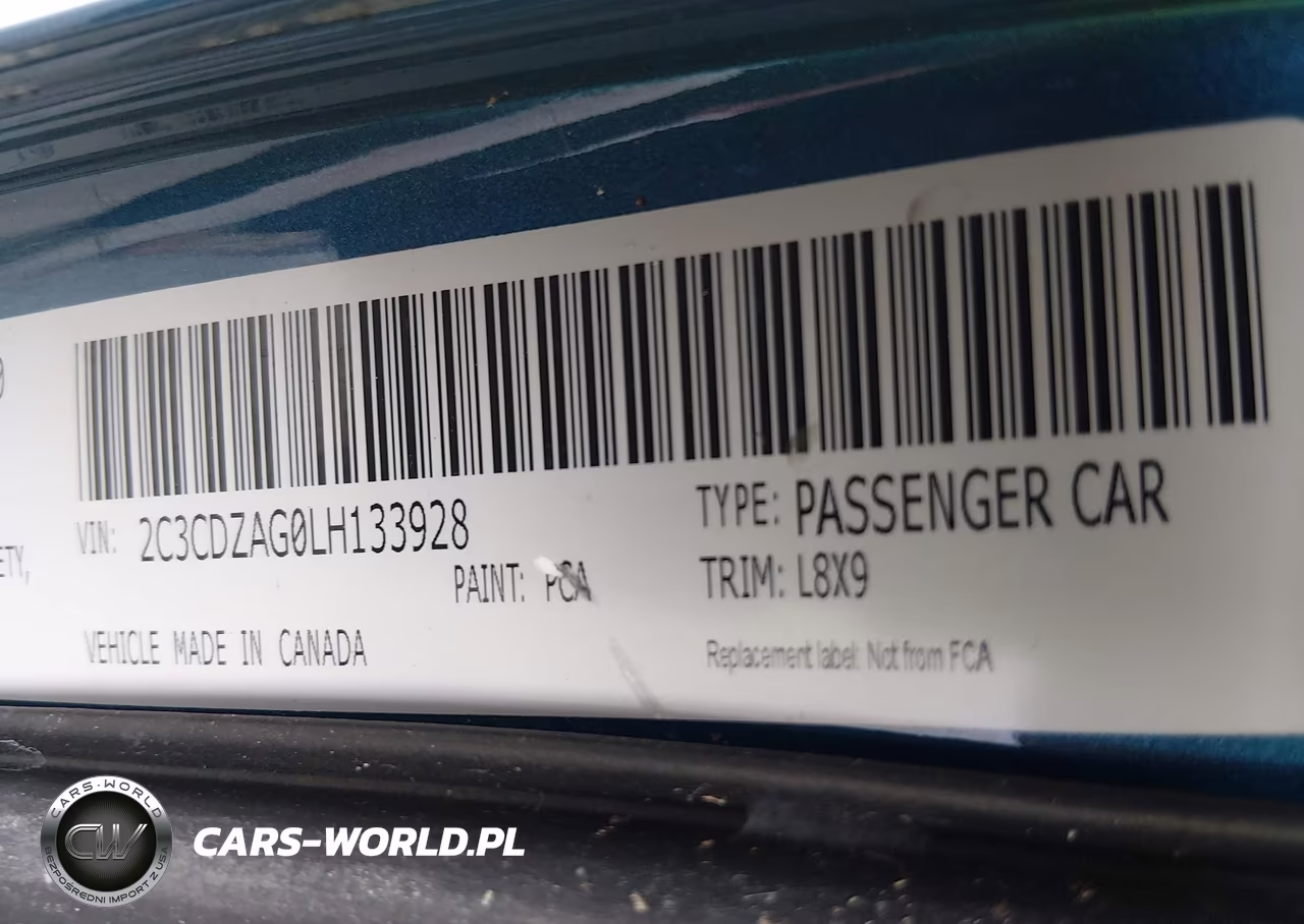 2020 Dodge Challenger Sxt VIN:2C3CDZAG0LH133928 - 9