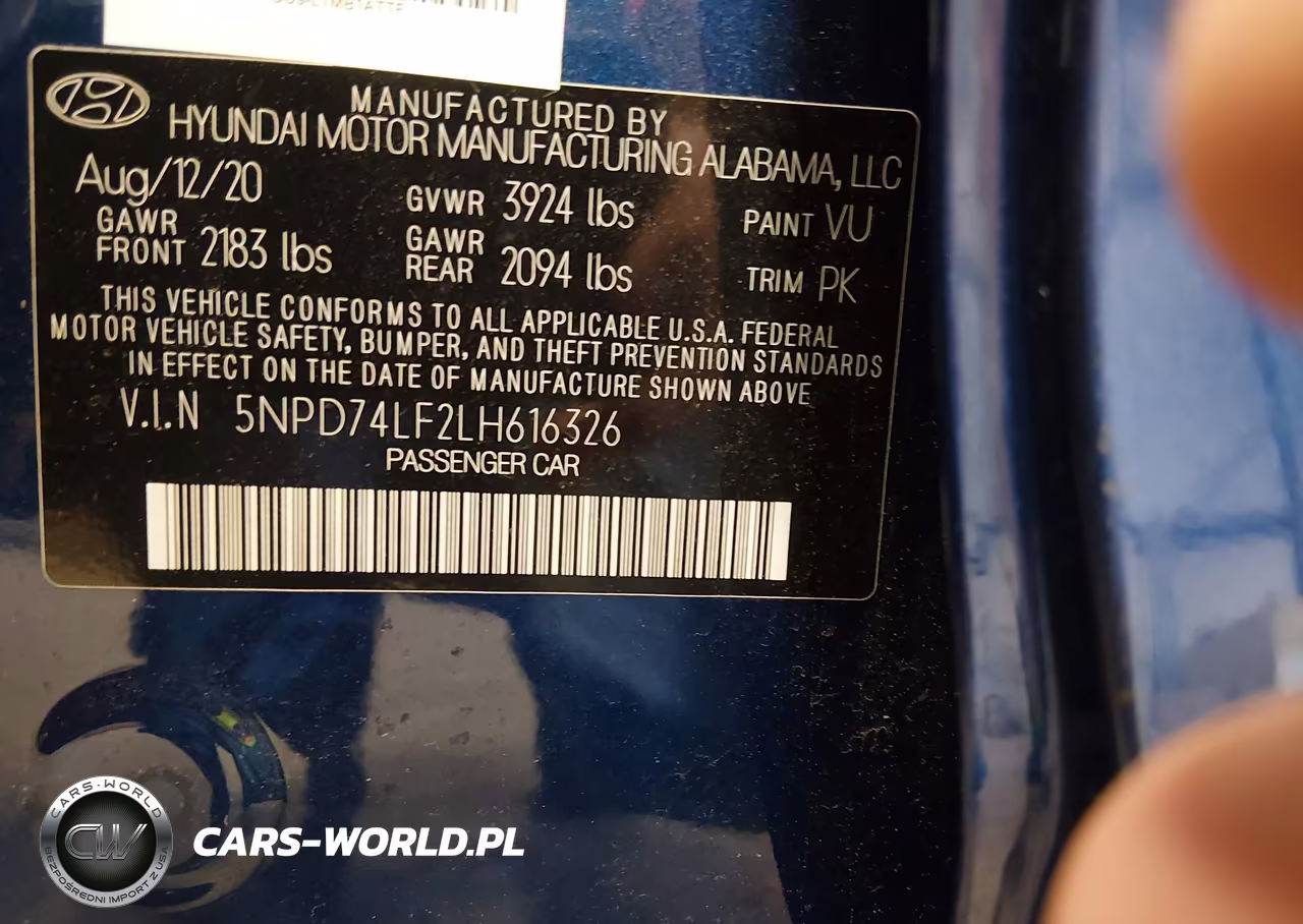 2020 Hyundai Elantra Se VIN:5NPD74LF2LH616326 - 9