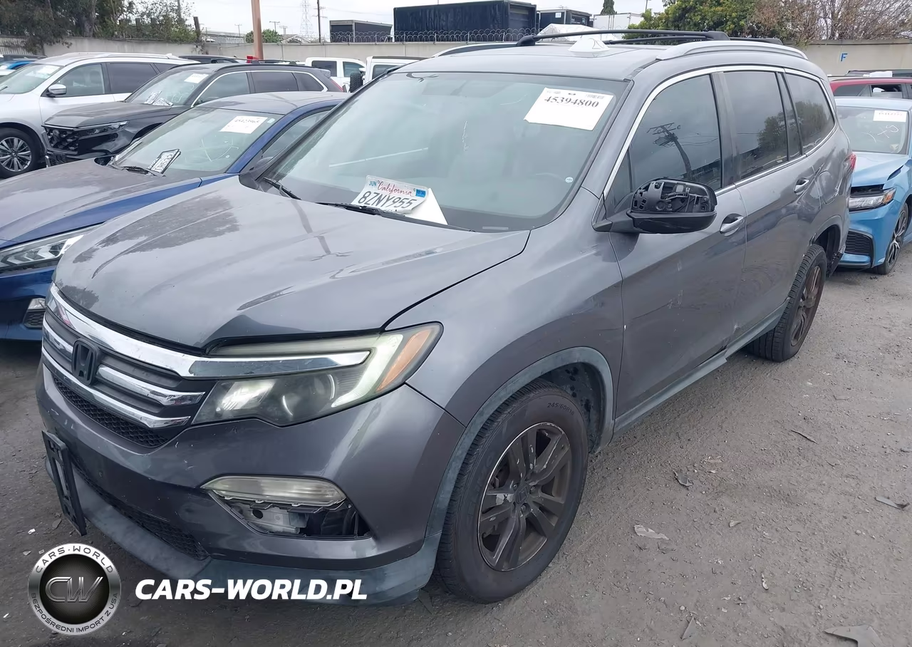 2016 Honda Pilot Ex-L VIN:5FNYF5H52GB041871 - 2