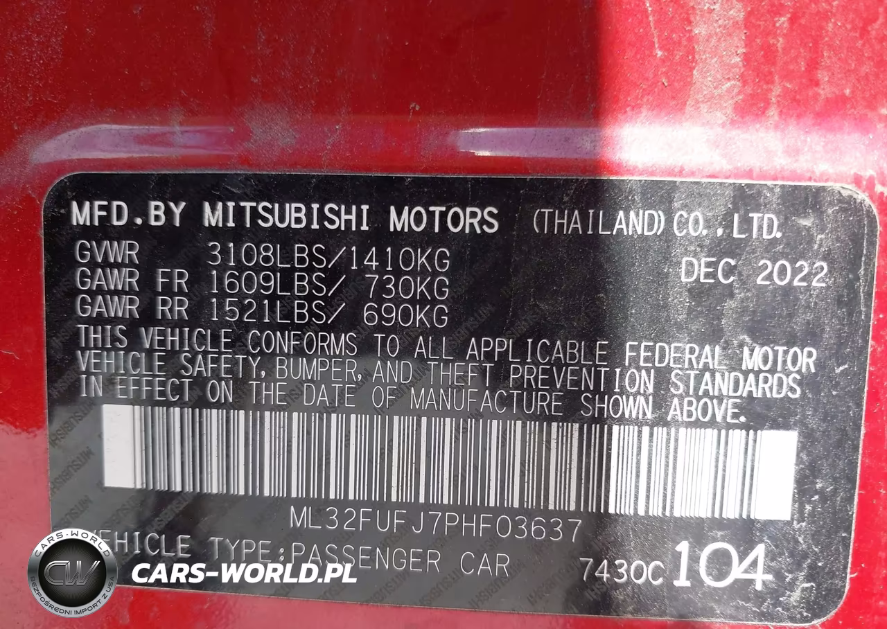 2023 Mitsubishi Mirage G4 Black Edition-Es-Le VIN:ML32FUFJ7PHF03637 - 9