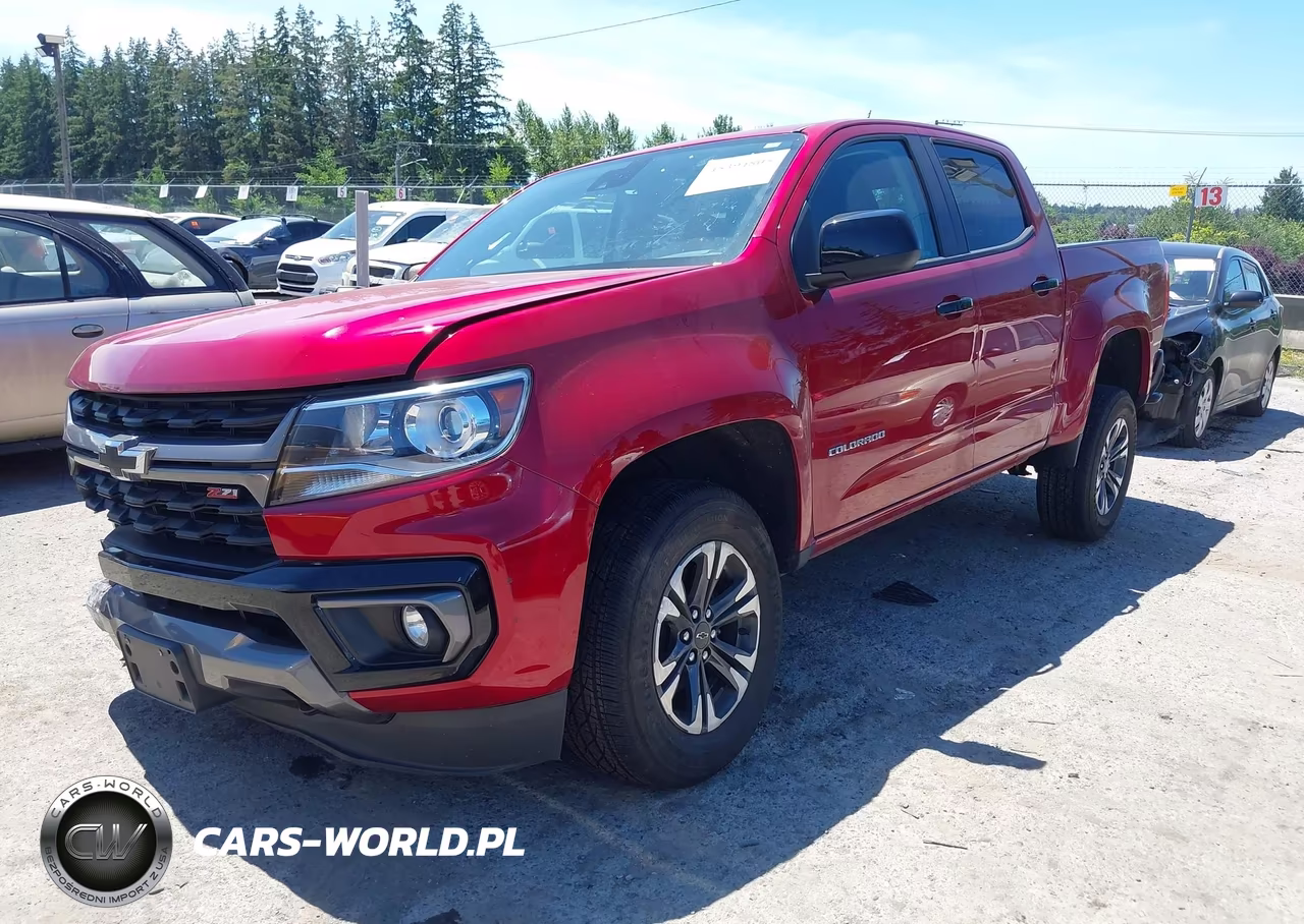 2021 Chevrolet Colorado 4Wd Short Box Z71 VIN:1GCGTDEN1M1187220 - 2