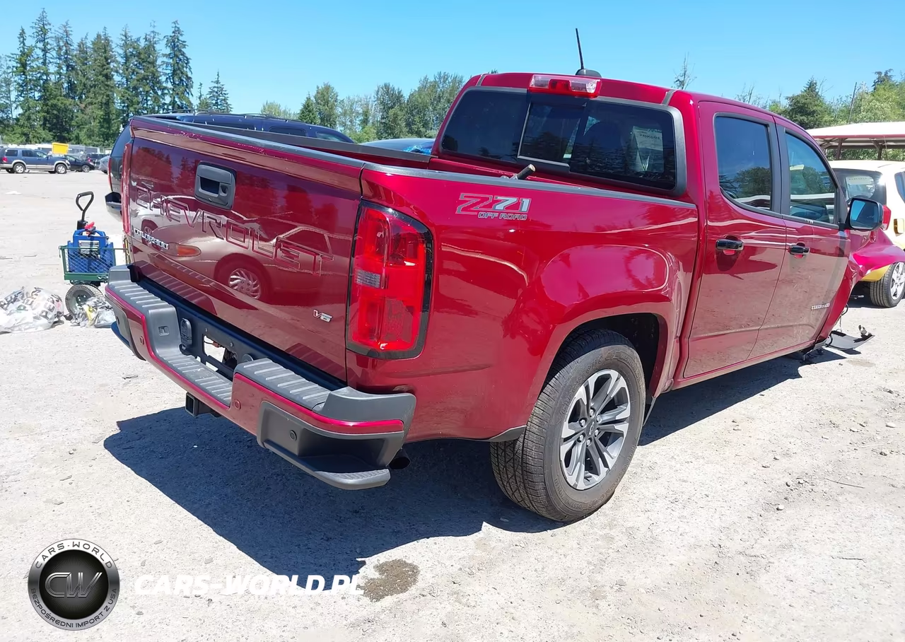 2021 Chevrolet Colorado 4Wd Short Box Z71 VIN:1GCGTDEN1M1187220 - 4