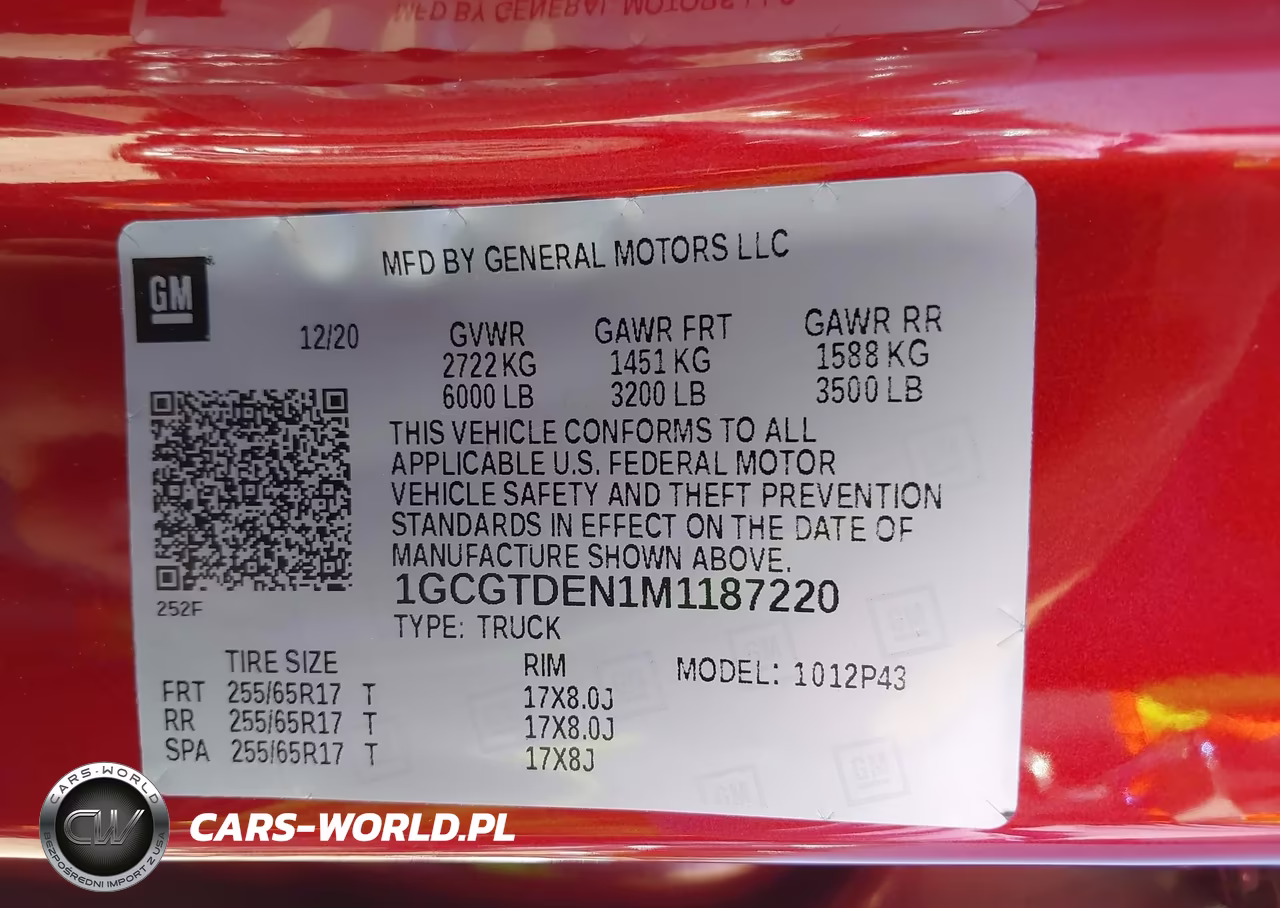 2021 Chevrolet Colorado 4Wd Short Box Z71 VIN:1GCGTDEN1M1187220 - 9