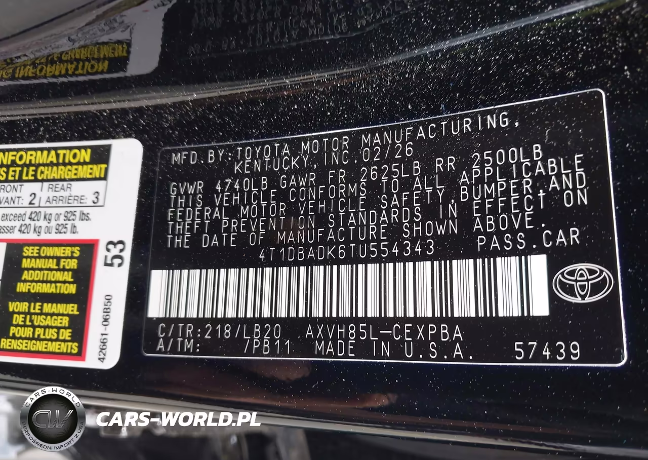 2026 Toyota Camry Xse VIN:4T1DBADK6TU554343 - 9