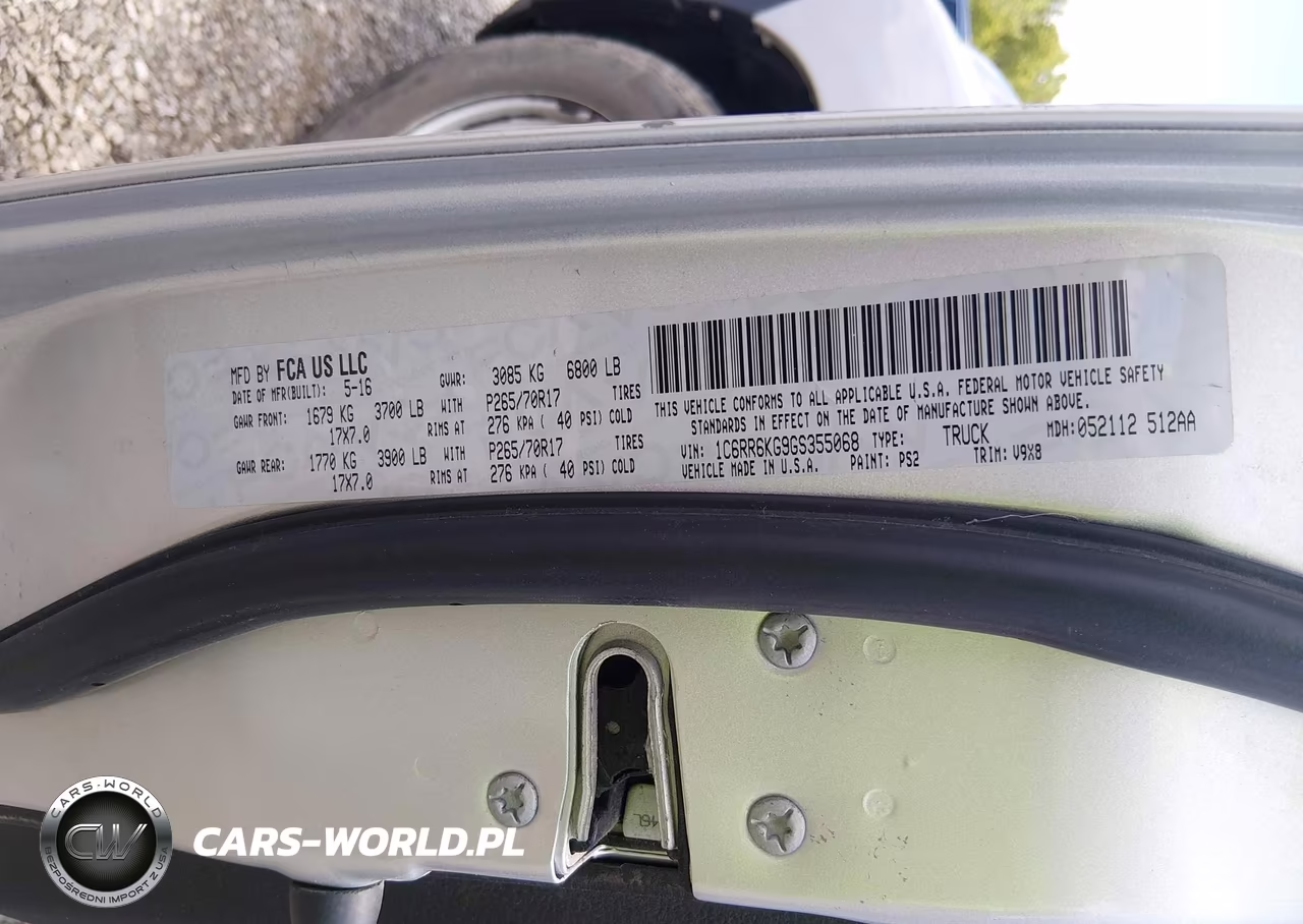2016 Ram 1500 Tradesman VIN:1C6RR6KG9GS355068 - 9