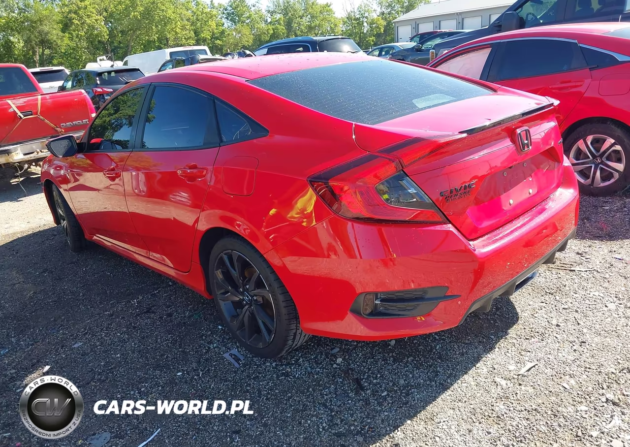 2020 Honda Civic Sport VIN:2HGFC2F85LH599716 - 3