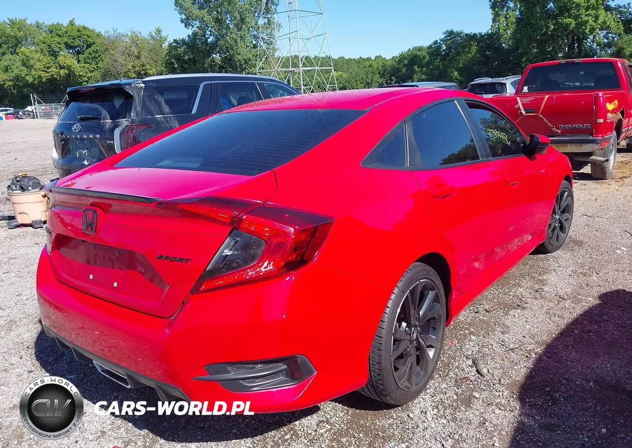 2020 Honda Civic Sport VIN:2HGFC2F85LH599716 - 4