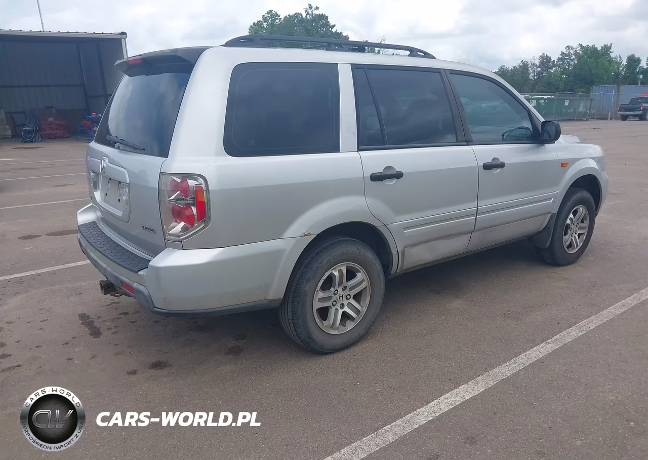 2006 Honda Pilot Lx VIN:2HKYF18126H520894 - 4