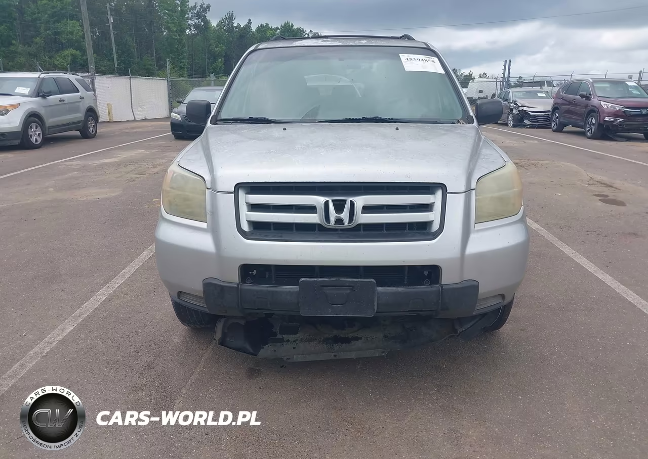 2006 Honda Pilot Lx VIN:2HKYF18126H520894 - 6