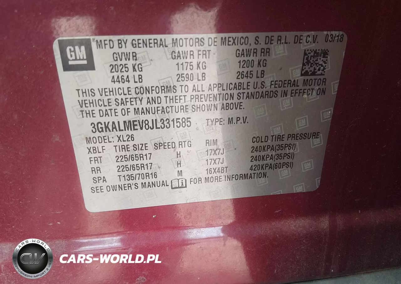 2018 GMC Terrain Sle VIN:3GKALMEV8JL331585 - 9