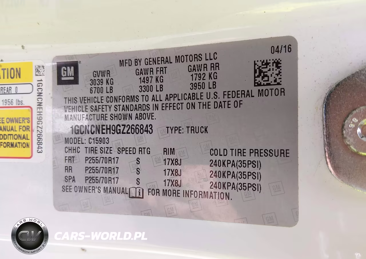 2016 Chevrolet Silverado 1500 Work Truck VIN:1GCNCNEH9GZ266843 - 9