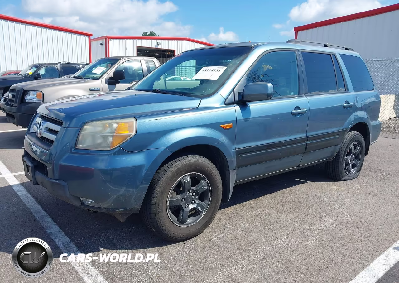 2007 Honda Pilot Ex-L VIN:5FNYF28737B017353 - 2