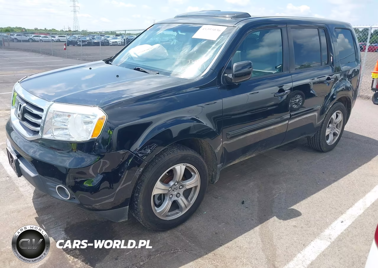 2012 Honda Pilot Exl VIN:5FNYF3H67CB015371 - 2