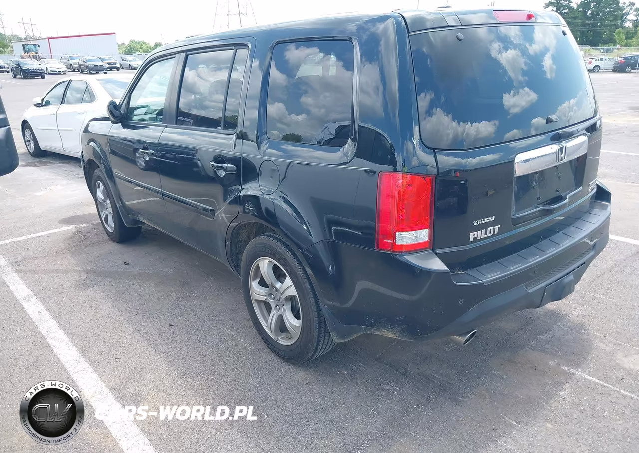 2012 Honda Pilot Exl VIN:5FNYF3H67CB015371 - 3