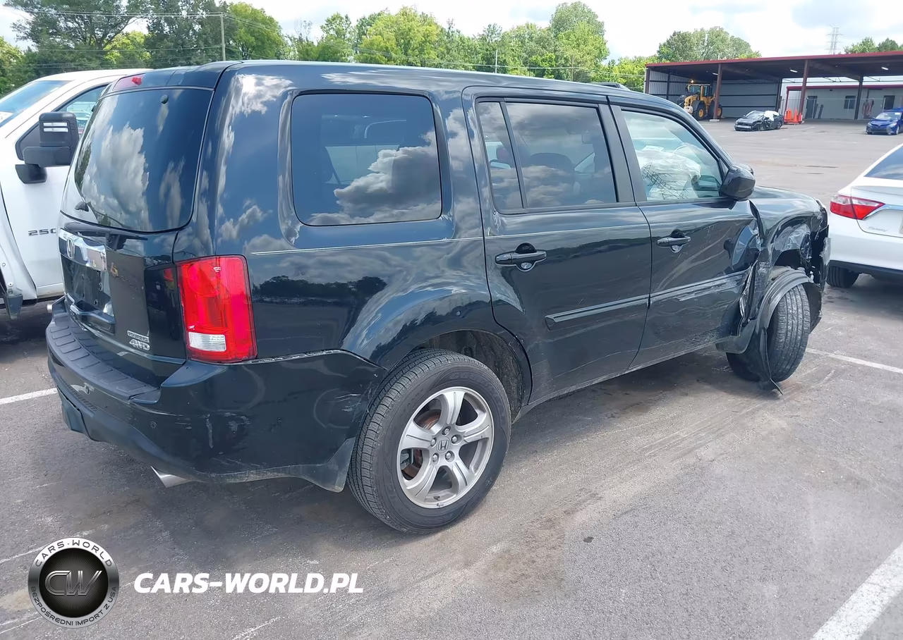 2012 Honda Pilot Exl VIN:5FNYF3H67CB015371 - 4