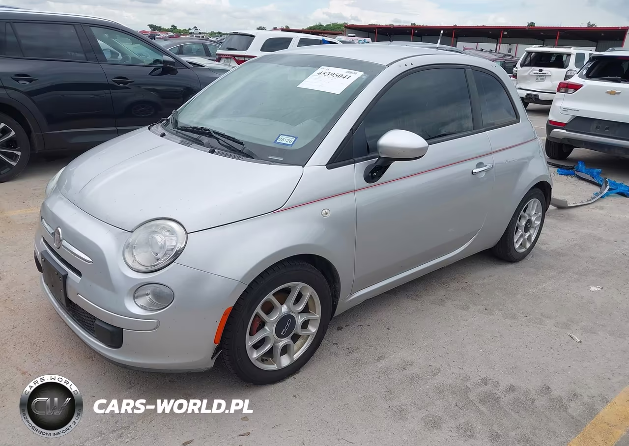 2012 Fiat 500 Pop VIN:3C3CFFAR4CT343790 - 2