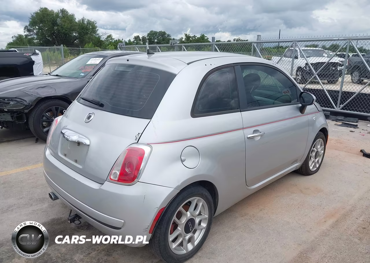 2012 Fiat 500 Pop VIN:3C3CFFAR4CT343790 - 4