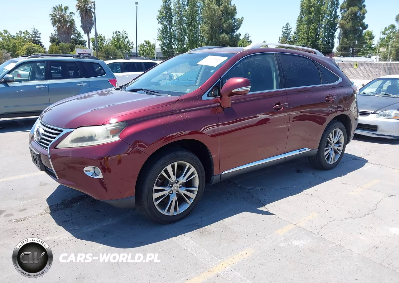 2013 Lexus Rx 450H VIN:JTJBC1BA2D2441843 - 2