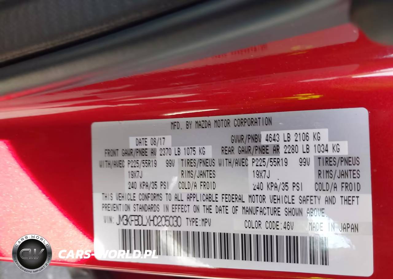 2017 Mazda Cx-5 Grand Touring VIN:JM3KFBDLXH0205030 - 9