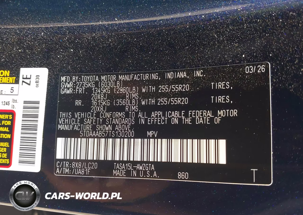 2026 Toyota Grand Highlander Limited VIN:5TDAAAB57TS130200 - 18