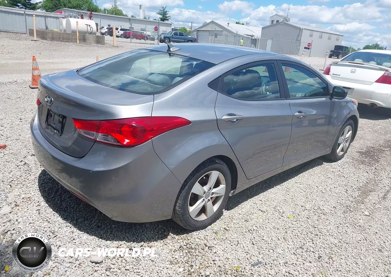 2012 Hyundai Elantra Gls (Ulsan Plant) VIN:KMHDH4AE9CU312001 - 4