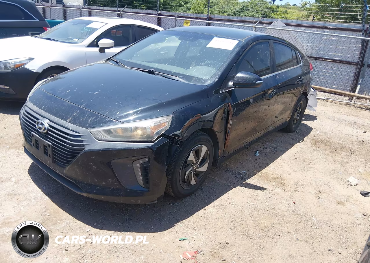 2017 Hyundai Ioniq Hybrid Sel VIN:KMHC75LC8HU054593 - 2