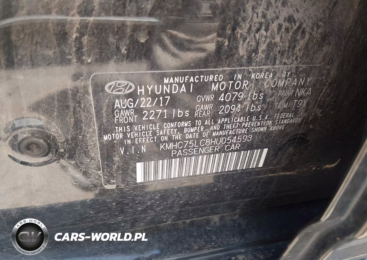 2017 Hyundai Ioniq Hybrid Sel VIN:KMHC75LC8HU054593 - 9