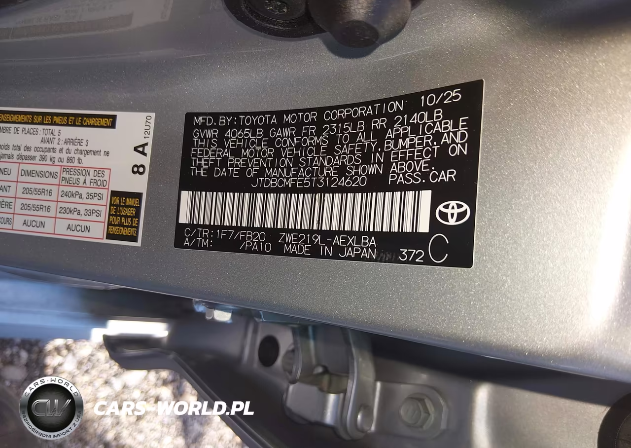 2026 Toyota Corolla Hybrid Hybrid Le VIN:JTDBCMFE5T3124620 - 9