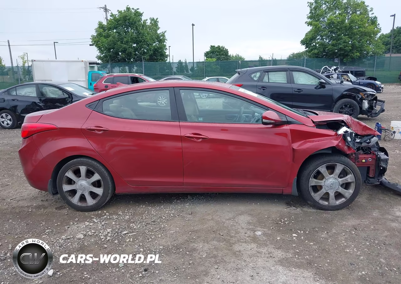 2013 Hyundai Elantra Limited VIN:KMHDH4AE0DU670184 - 12