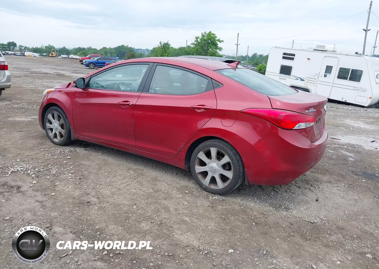 2013 Hyundai Elantra Limited VIN:KMHDH4AE0DU670184 - 3