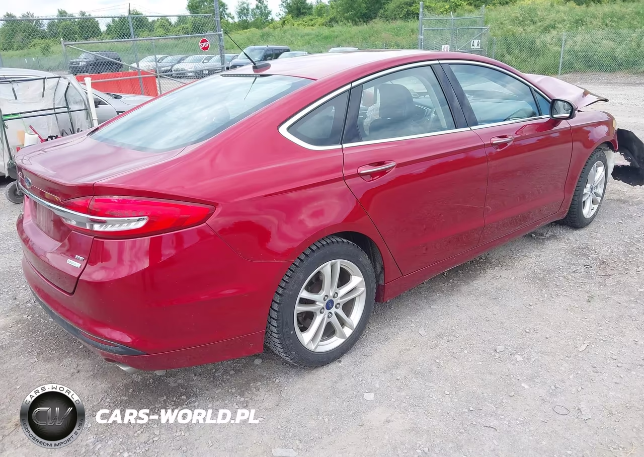 2018 Ford Fusion Se VIN:3FA6P0HD1JR213477 - 4