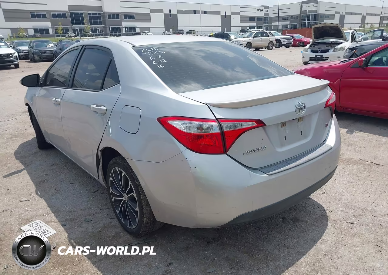 2016 Toyota Corolla S Plus VIN:5YFBURHE7GP371982 - 3
