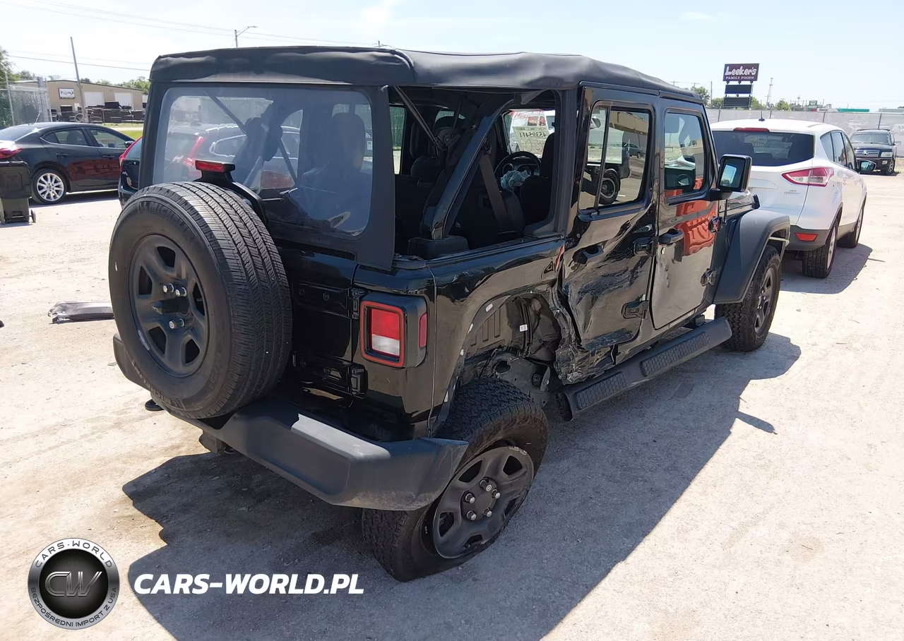 2022 Jeep Wrangler Unlimited Sport 4X4 VIN:1C4HJXDN0NW235243 - 4