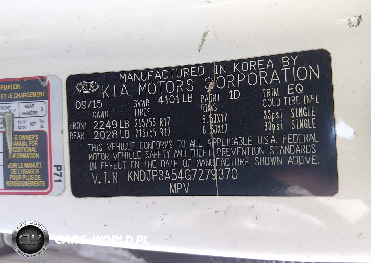 2016 Kia Soul + VIN:KNDJP3A54G7279370 - 9