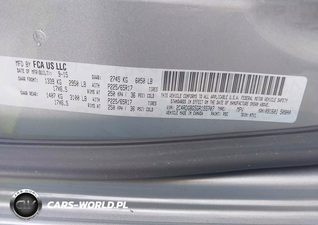 2016 Dodge Grand Caravan Se VIN:2C4RDGBG5GR155707 - 9