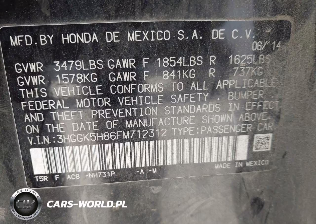 2015 Honda Fit Ex-Ex-L VIN:3HGGK5H86FM712312 - 9