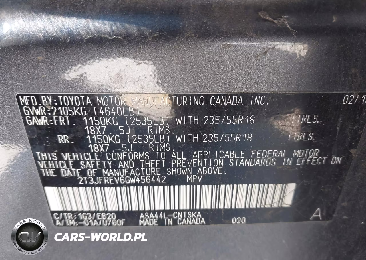 2016 Toyota Rav4 Se VIN:2T3JFREV6GW456442 - 9