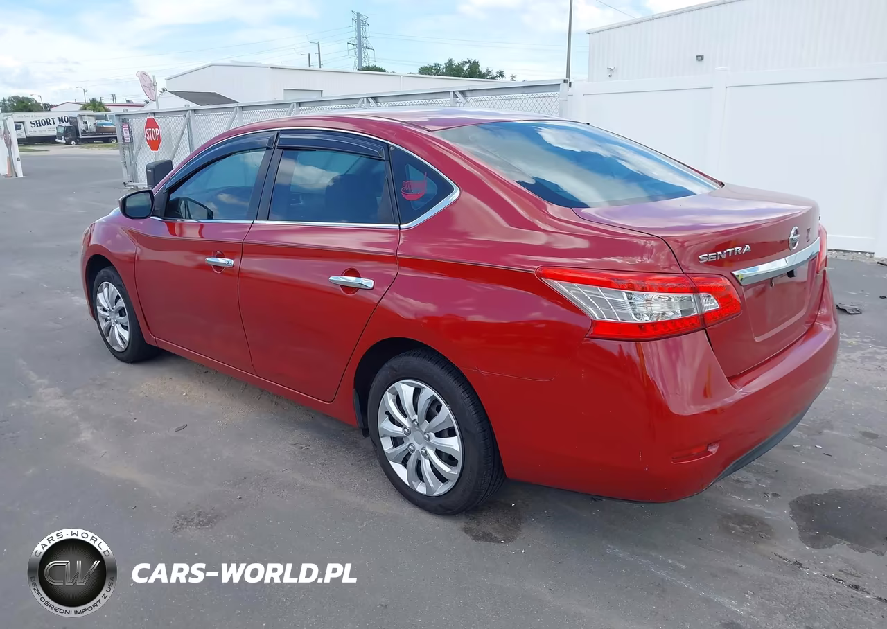 2013 Nissan Sentra Sv VIN:3N1AB7AP1DL797373 - 3