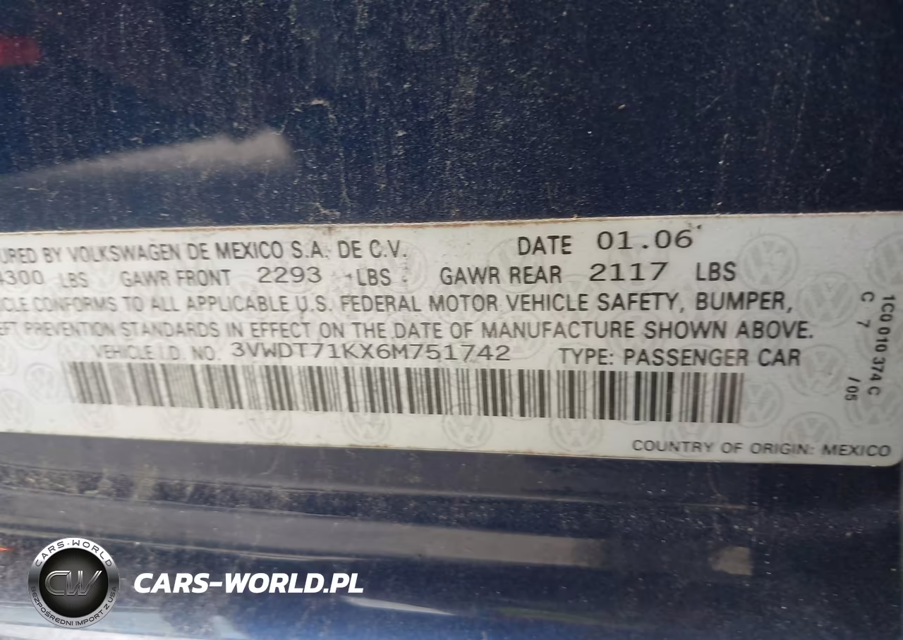 2006 Volkswagen Jetta Tdi VIN:3VWDT71KX6M751742 - 9