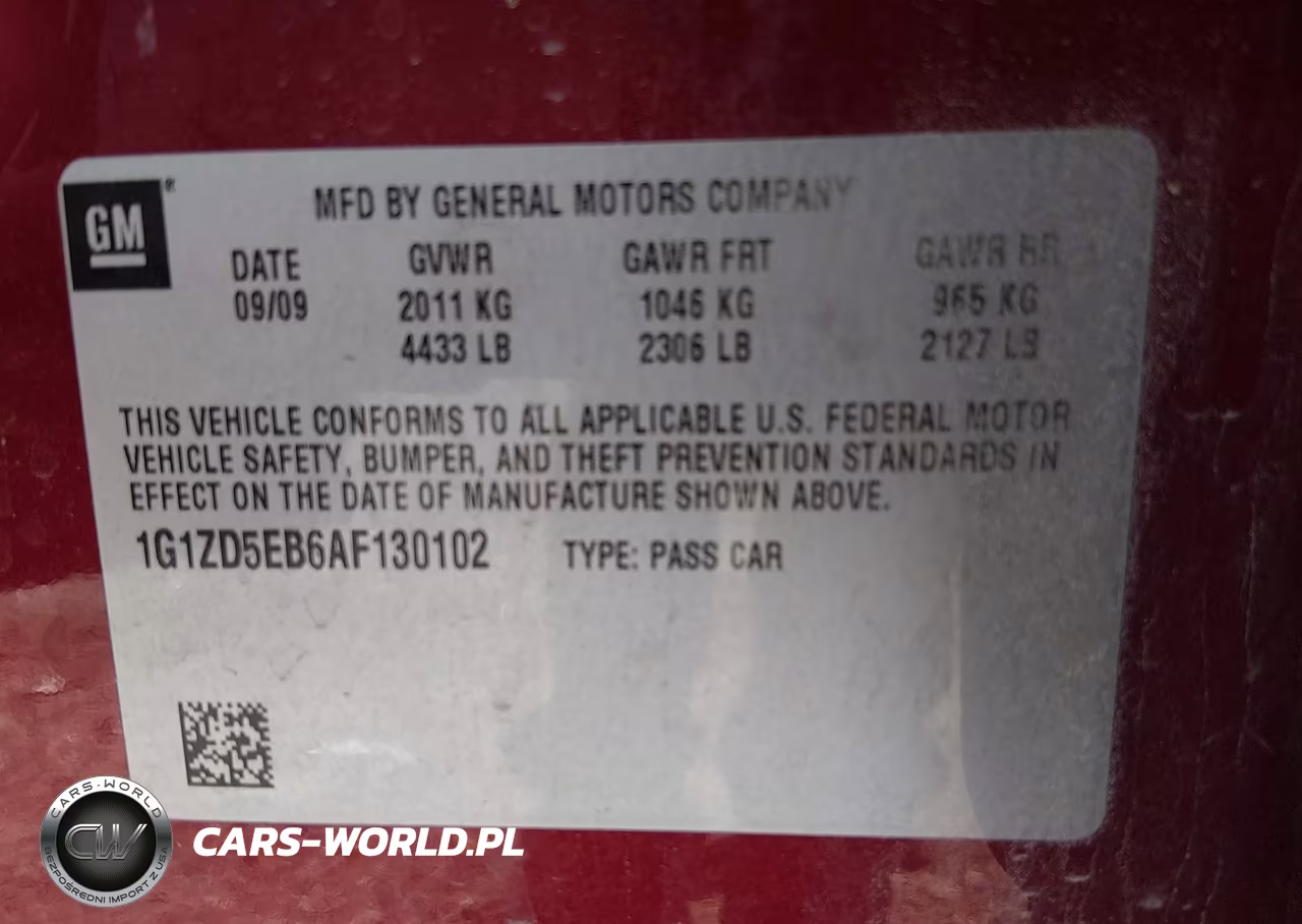 2010 Chevrolet Malibu Lt VIN:1G1ZD5EB6AF130102 - 9