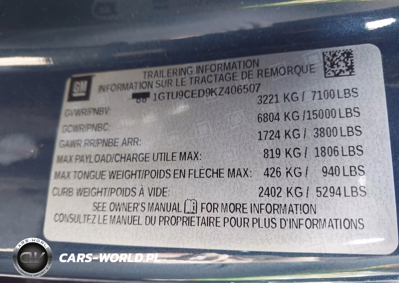 2019 GMC Sierra 1500 Elevation VIN:1GTU9CED9KZ406507 - 9