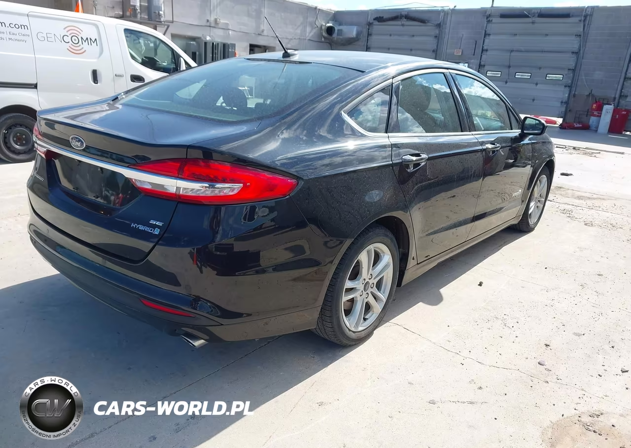 2018 Ford Fusion Hybrid Se VIN:3FA6P0LU2JR258077 - 4