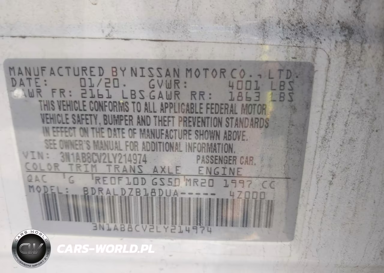 2020 Nissan Sentra Sv Xtronic Cvt VIN:3N1AB8CV2LY214974 - 9