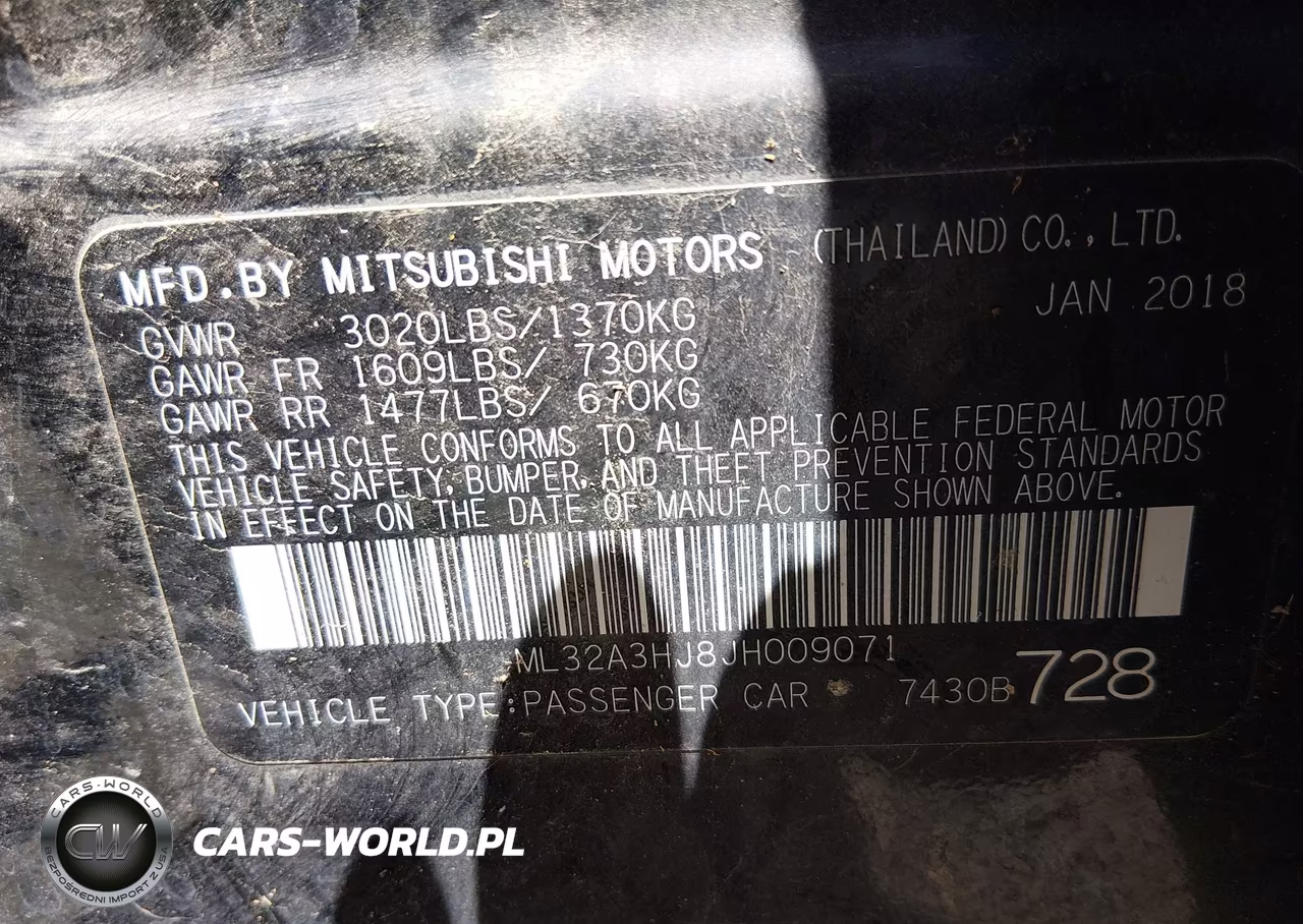 2018 Mitsubishi Mirage Es VIN:ML32A3HJ8JH009071 - 9