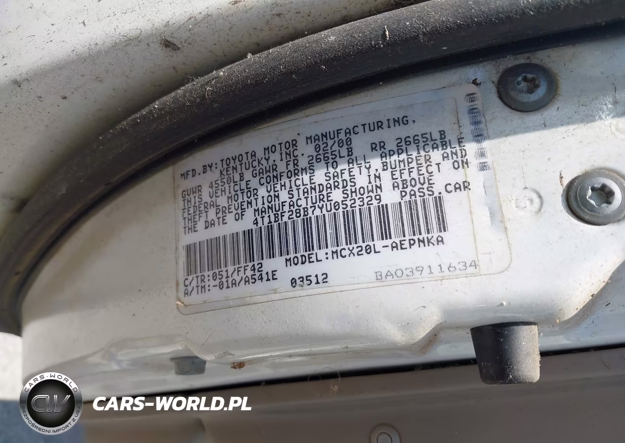 2000 Toyota Avalon Xl VIN:4T1BF28B7YU052329 - 9