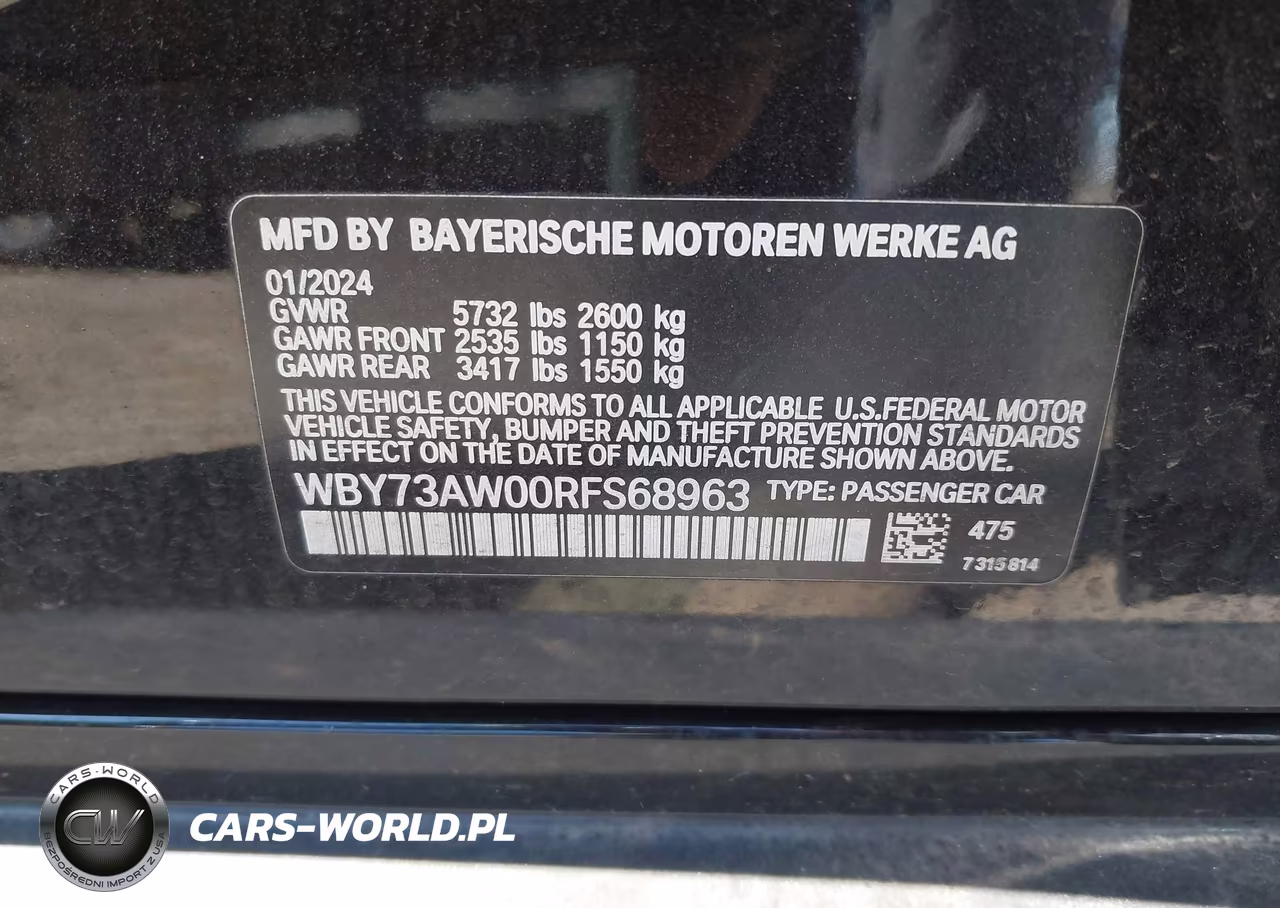 2024 BMW I4 Gran Coupe Edrive40 VIN:WBY73AW00RFS68963 - 9