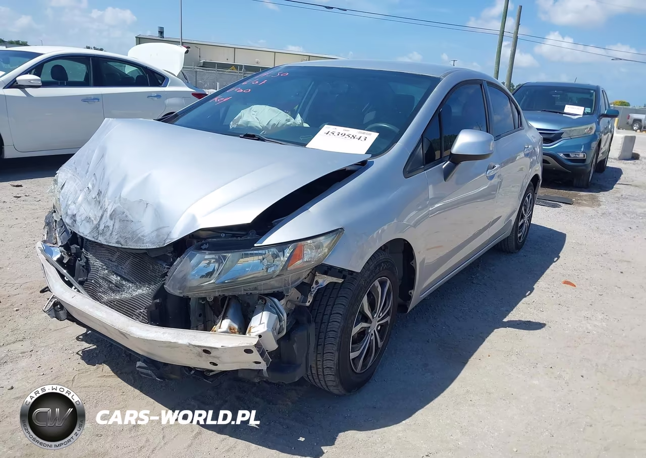 2013 Honda Civic Lx VIN:19XFB2F53DE014300 - 2