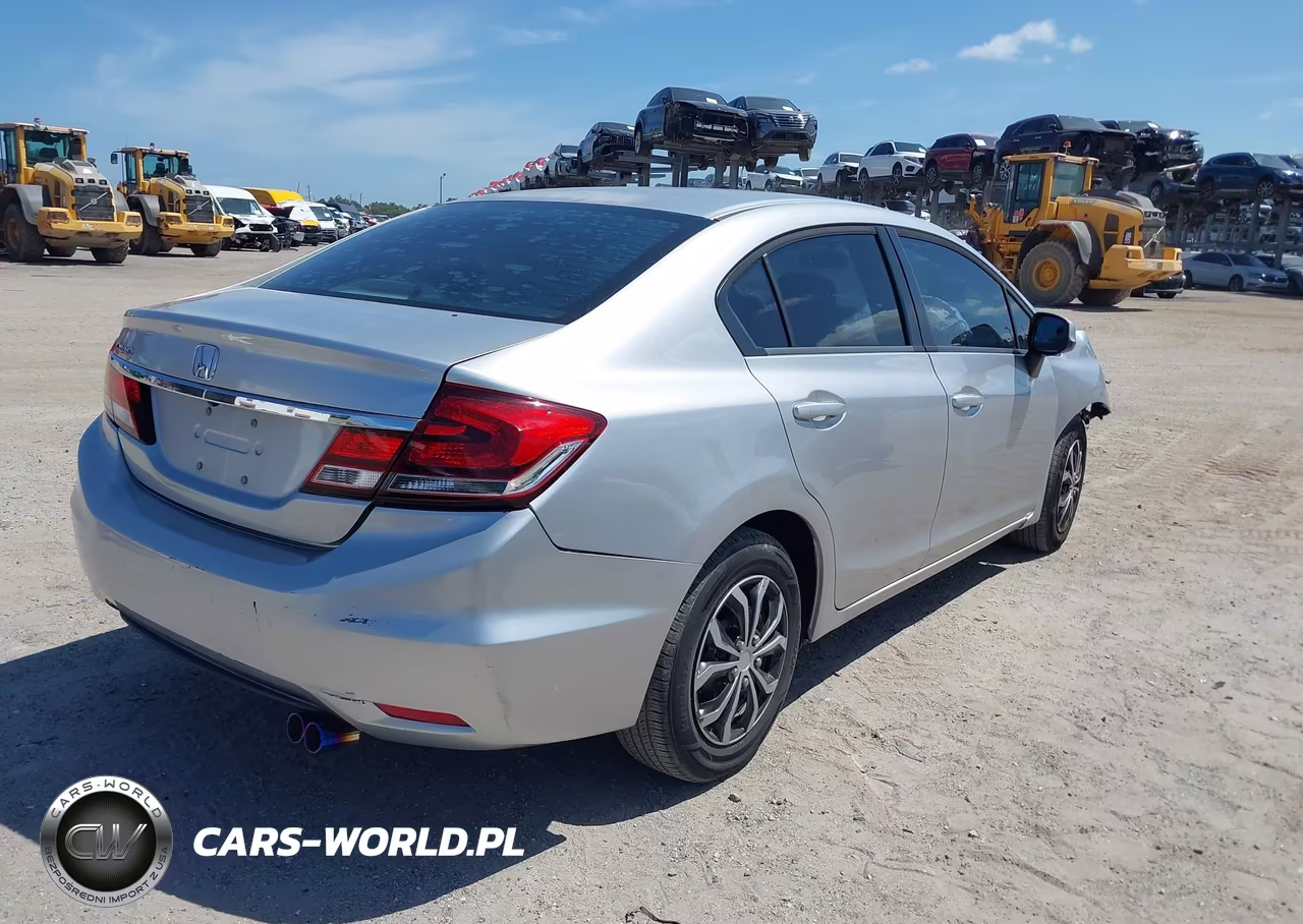 2013 Honda Civic Lx VIN:19XFB2F53DE014300 - 4