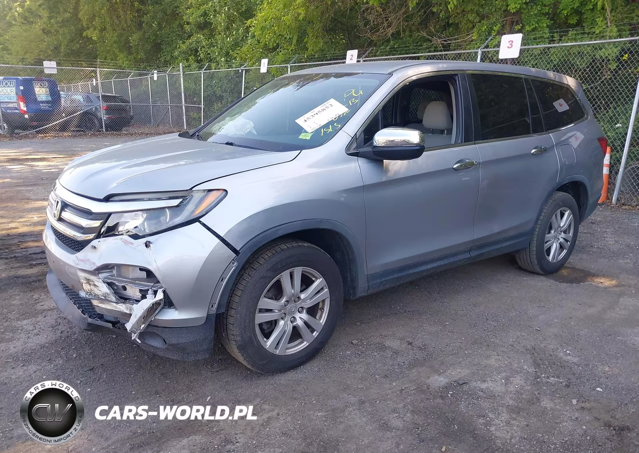 2018 Honda Pilot Lx VIN:5FNYF6H19JB021515 - 2